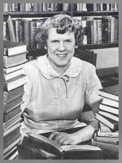 Miss Hilda Nordvold, the first librarian